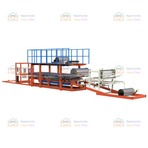 Sandwich panel roll forming machine