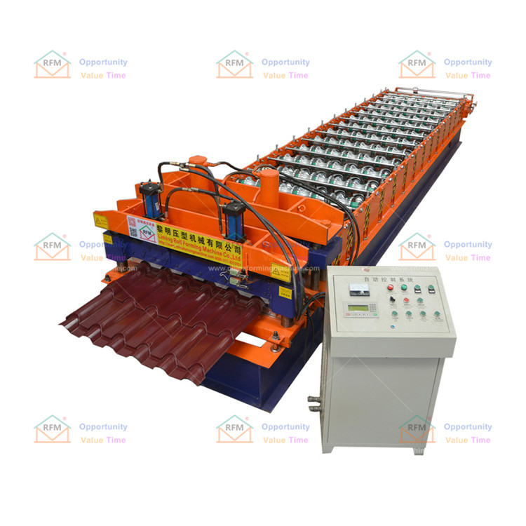 Glazed tile roll forming machine