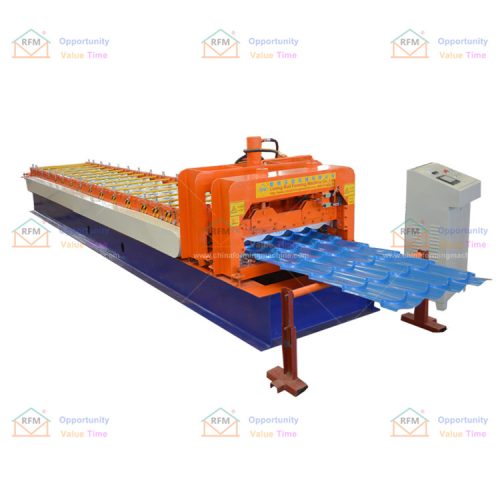 Glazed tile forming machine