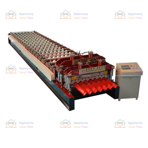 Glazed tile forming machine
