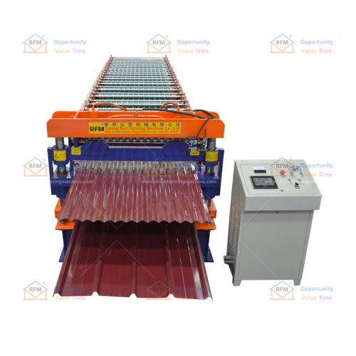 commercial double-layer colored steel sheet roll forming machine