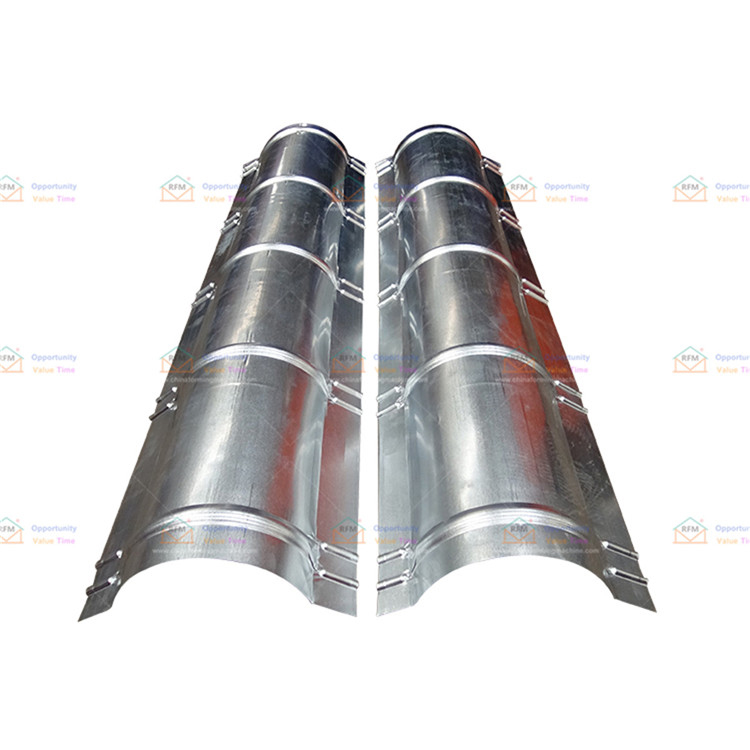 Roof tile forming machine shielding from wind and rain