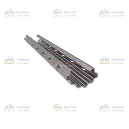 Auto metal GI perforated vineyard stand post roll forming machine