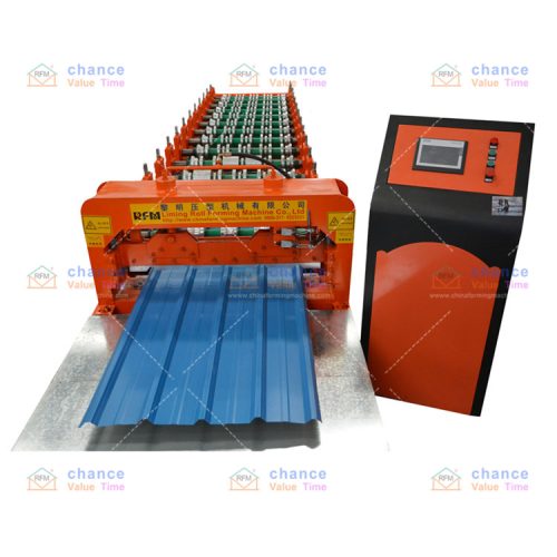 the color steel roofing panel roll forming machine