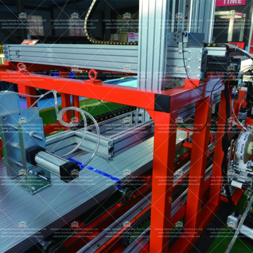 Used for high-speed assembly line steel pipe automatic packing machine
