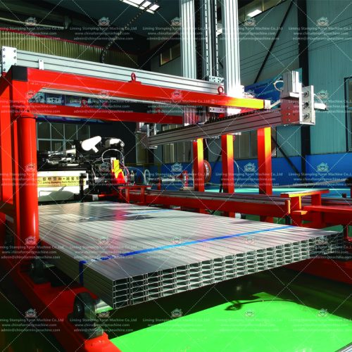 Used for high-speed assembly line steel pipe automatic packing machine