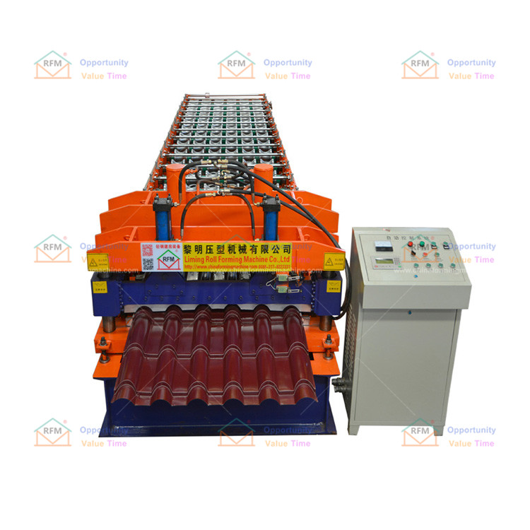 short construction period of glazed tile roll forming machine