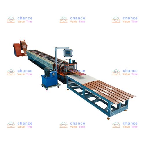 installed smooth color steel cladding wall panel roll forming machine