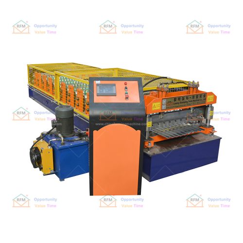 used in barn farm warehouse building stable shed garage shed and workshop-type flat, no curling edge, corrugated roof panel roll forming equipment