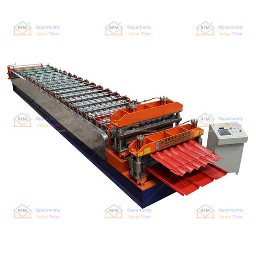farmhouse used roofing and glazed tiles double layer roll forming machine