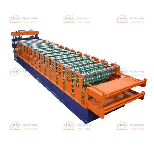commercial double-layer colored steel sheet roll forming machine