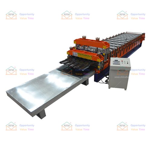 commercial double-layer colored steel sheet roll forming machine