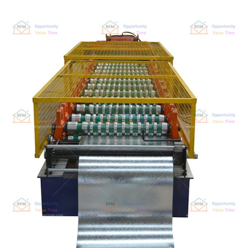 used in barn farm warehouse building stable shed garage shed and workshop-type flat, no curling edge, corrugated roof panel roll forming equipment