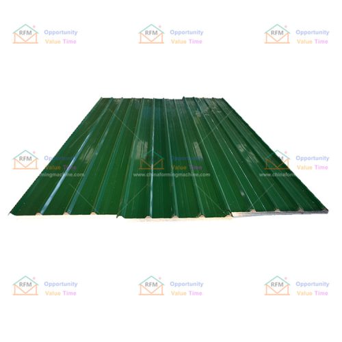 factory building used rock wool sandwich panel forming machine