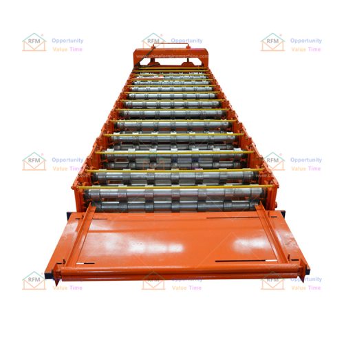 roof used trapezoid veneer roll forming machine