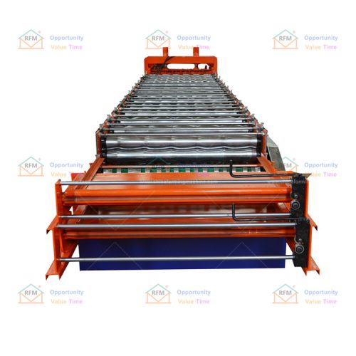farmhouse used roofing and glazed tiles double layer roll forming machine