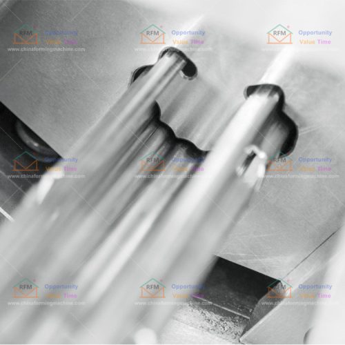 Auto metal GI perforated vineyard stand post roll forming machine