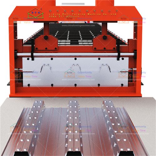 gym used high bearing weight floor deck plate roll forming machine