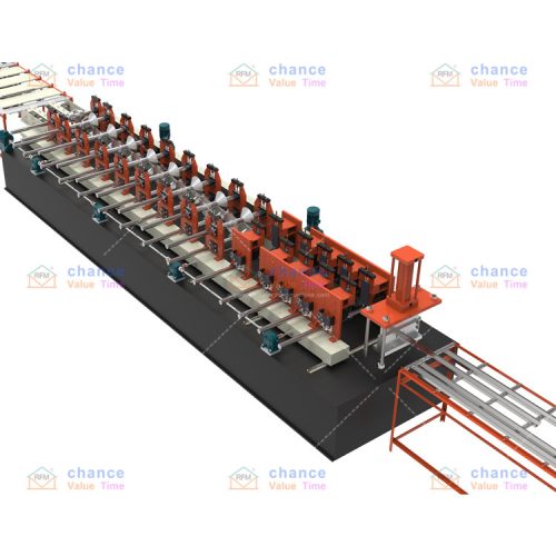 Cable tray roll forming machine