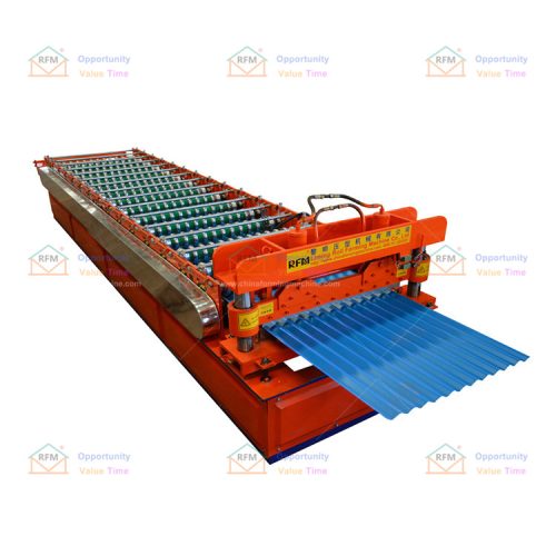 Water corrugated forming machine