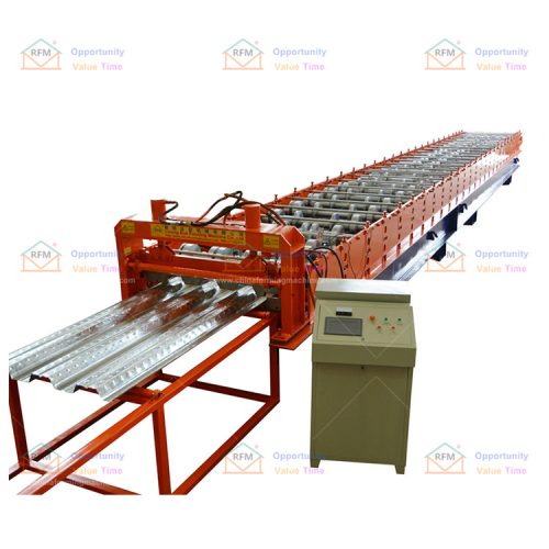 Floor decking roll forming machine