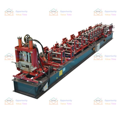 automatic fast size change C purlin machine