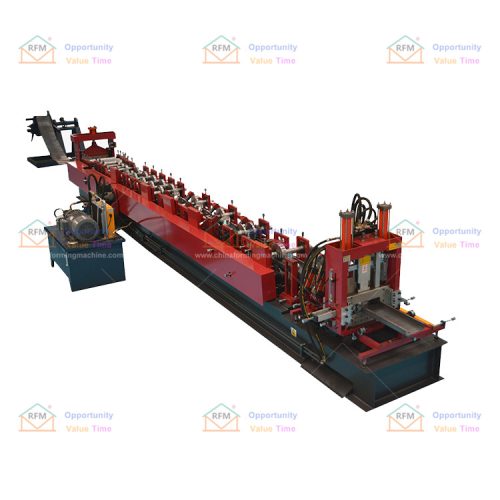 Fast size change C purlin machine
