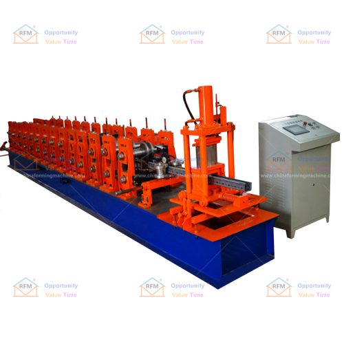 Customized metal metallic steel good pillar supermarket rack display Shelf column forming machine