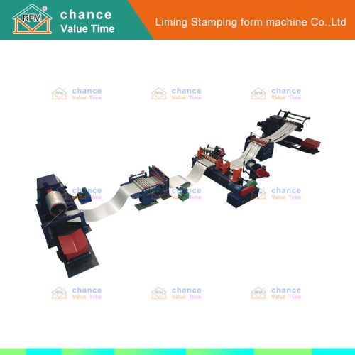 Slitting line with adjustable cutting width
