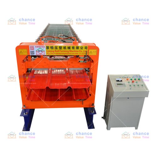 Professional and cost-effective widening double layer tile press