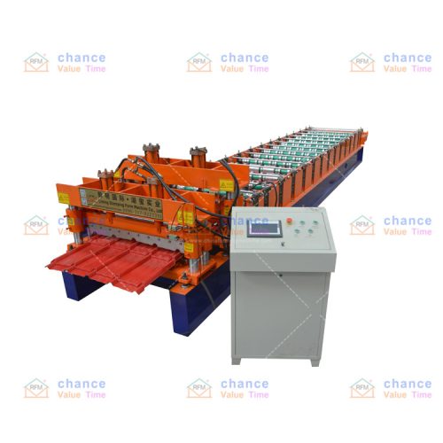 Bamboo glazed tile machine