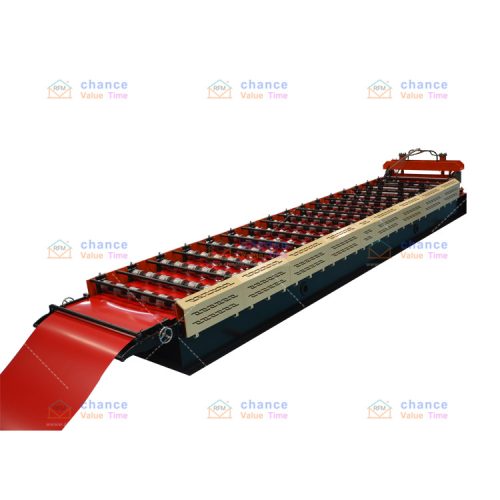 Flat color steel coating equipment with long service life