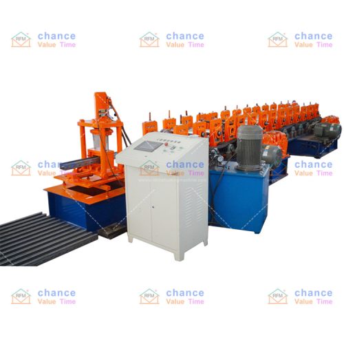 full automatic punching hole industrial shelving roll forming machine