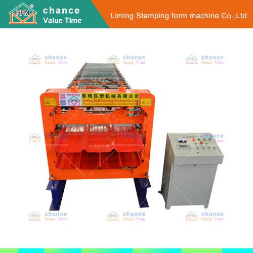 Guide pillar shearing double-layer color steel machine