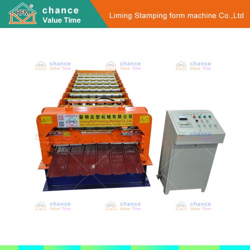 Construction metal roof panel roll forming machine