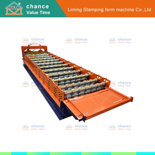Construction metal roof panel roll forming machine