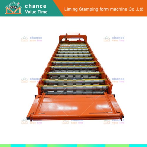 Construction metal roof panel roll forming machine