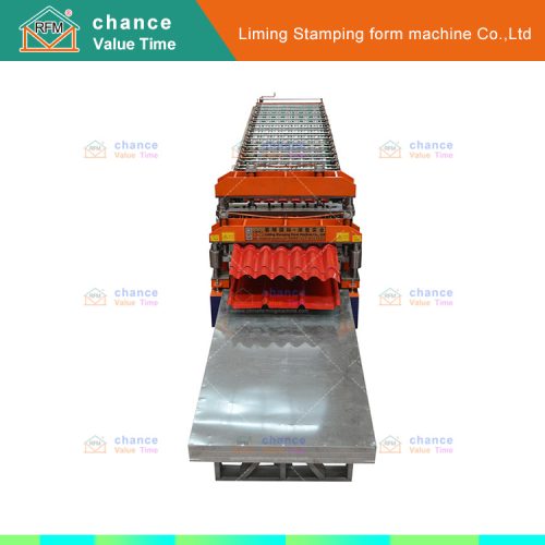 High-end double-layer tile press with high efficiency and large output