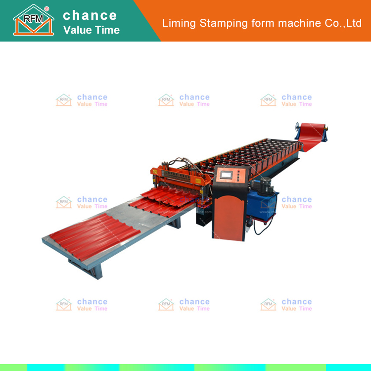 construction metal roofing plate roll forming machine
