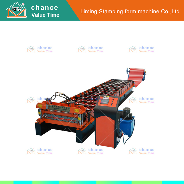 construction metal roofing plate roll forming machine