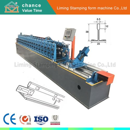 Ceiling system drywall material T bar light keel roll forming machine