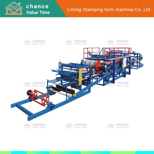 Stable and efficient large-output composite board assembly line series