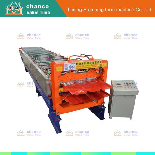 double layer roof panel roll forming machine