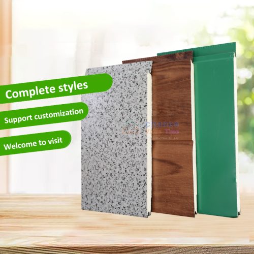 B2 Level Fireproof 16mm Thickness pu sandwich wall panel Clad Siding Decorative Wall Panel