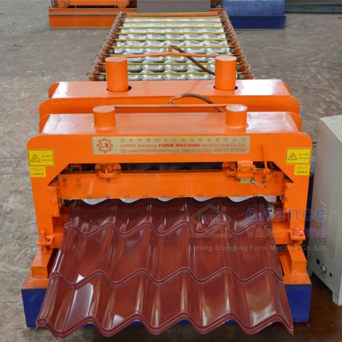 Glazed Roof Tile Roll Forming Machine | Automatic Metal Tile Line